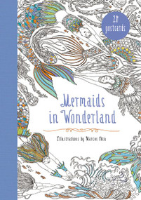 Mermaids in Wonderland 20 Postcards (An Interactive Coloring Adventure for All Ages) by Marcos Chin, 9780062565662