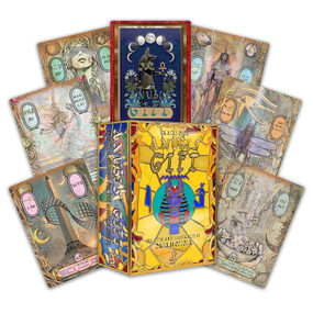 Anubis' Gift Oracle (Egyptian Wisdom for the Modern Seeker (50 Full-Color Cards and 306-Page Full-Color Guidebook)) by Dreamopedia, 9781970367041