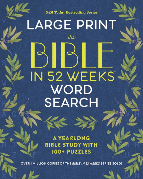 The Bible in 52 Weeks Word Search - Large Print (A Yearlong Bible Study with 100+ Puzzles) by Agnieszka Żylińska-Rękas, 9798897171057