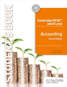 Cambridge IGCSE and O Level Accounting Second Edition by June Baptista, Muhammad Nauman Malik, 9781036010621