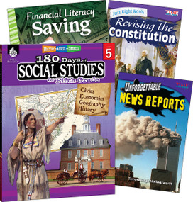 Learn-at-Home: Social Studies Bundle Grade 5: 4-Book Set by Multiple Authors, 9780743974011