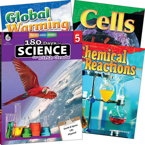 Learn-at-Home: Science Bundle Grade 5: 4-Book Set by Multiple Authors, 9780743974080
