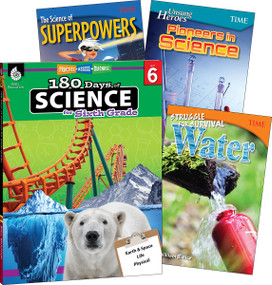 Learn-at-Home: Science Bundle Grade 6: 4-Book Set by Multiple Authors, 9780743974097