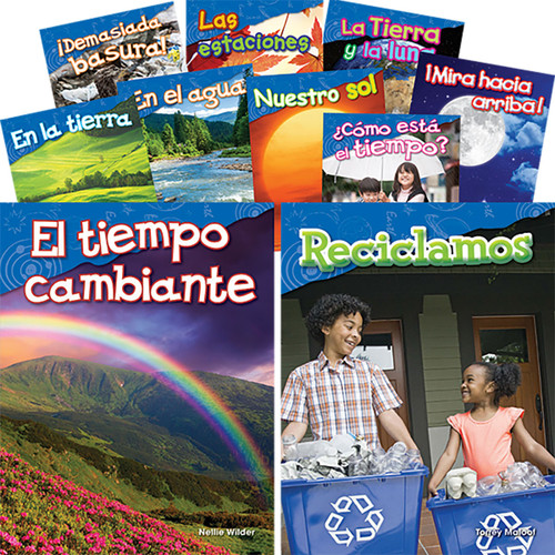 Let's Explore Earth & Space Science Grades K-1 Spanish, 10-Book Set by Multiple Authors, 9781425824877