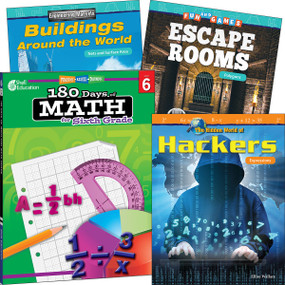 Learn-at-Home: Explore Math Bundle Grade 6: 4-Book Set by Multiple Authors, 9780743973946