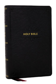 KJV Personal Size Large Print End-of-Verse Reference Bible, Black Leathersoft, Red Letter, Comfort Print, 9781400347834
