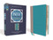 NIV Study Bible, Fully Revised Edition (Study Deeply. Believe Wholeheartedly.), Leathersoft, Teal/Gray, Red Letter, Comfort Print by Kenneth L. Barker, Mark L. Strauss, Jeannine K. Brown, Craig L. Blomberg, Michael Williams, Zondervan, 9780310449034