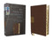 NIV, Thinline Reference Bible (Deep Study at a Portable Size), Leathersoft, Brown, Red Letter, Thumb Indexed, Comfort Print by Zondervan, 9780310462712