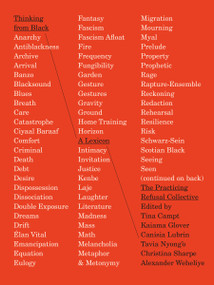 Thinking from Black: A Lexicon by The Practicing Refusal Collective, 9780374620080
