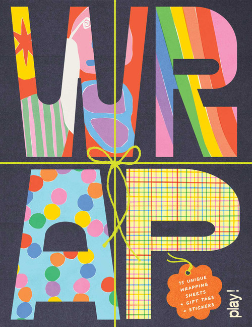 WRAP: Play! - Gift Wrapping Paper Book with Gift Tags by Sweet Hearts Press, 9781923208285