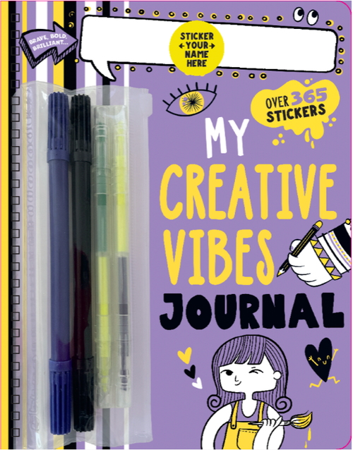 Personalized Journals Brush It Off: My Creative Vibes Journal by Lily Holland, Hazel Quintanilla, 9781837160334