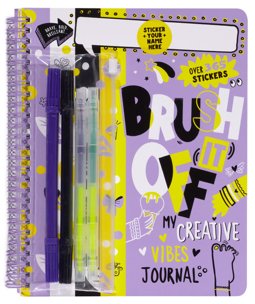 Brush It Off: My Creative Vibes Journal (Brush It Off: My Creative Vibes Journal) by Lily Holland, Hazel Quintanilla, 9781837160334