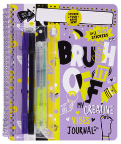 Personalized Journals Brush It Off: My Creative Vibes Journal by Lily Holland, Hazel Quintanilla, 9781837160334