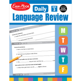 Daily Language Review Grade 3 Te by Evan-Moor Educational Publishers, 9781557996572
