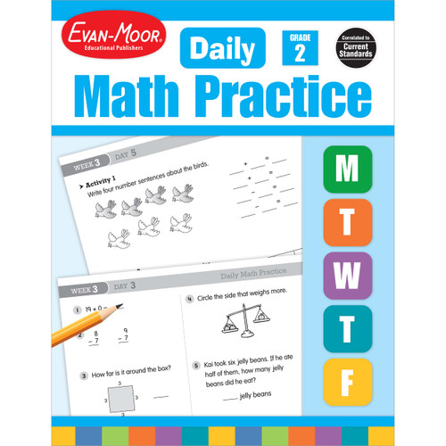 Daily  Math Practice, Grade 2 Te by Evan-Moor Educational Publishers, 9781557997425