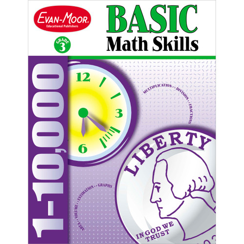 Basic Math Skills Grade 3 by Evan-Moor Educational Publishers, 9781557998989