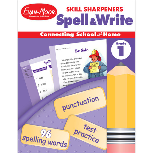 Skill Sharpeners: Spell & Write Grade 1 by Evan-Moor Educational Publishers, 9781596730458