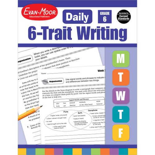 Daily 6-Trait Writing Grade 6+ Te by Evan-Moor Educational Publishers, 9781596732995