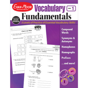 Vocabulary Fundamentals, Grade 1 by Evan-Moor Educational Publishers, 9781608236589