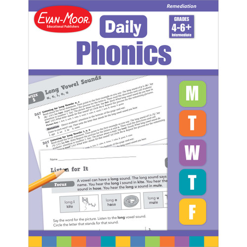 Daily Phonics Grade 4-6+ Te by Evan-Moor Educational Publishers, 9781609634445