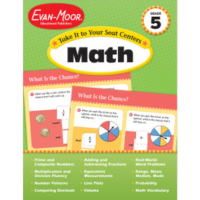 Take It To Your Seat Math Centers Grade 5 by Evan-Moor Educational Publishers, 9781609637842