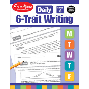 Daily 6-Trait Writing Grade 8 Te by Evan-Moor Educational Publishers, 9781609638801