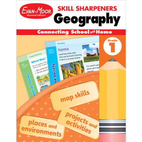 Skill Sharpeners: Geography, Grade 1 by Evan-Moor Educational Publishers, 9781629384689