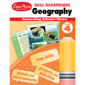 Skill Sharpeners: Geography, Grade 4 by Evan-Moor Educational Publishers, 9781629384719
