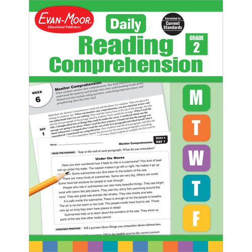 Daily Reading Comprehension, Grade 2 Te by Evan-Moor Educational Publishers, 9781629384757