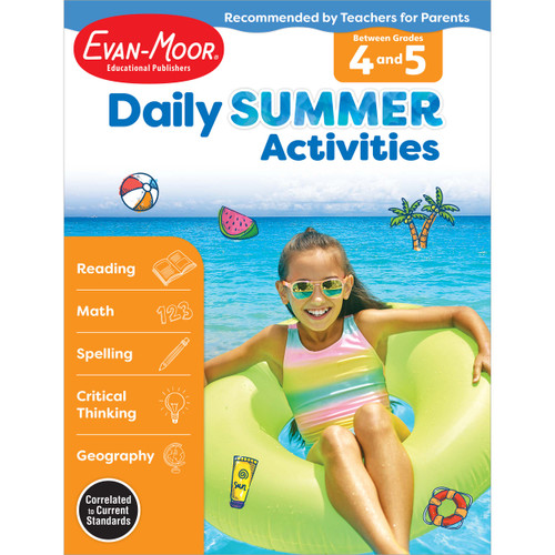 Daily Summer Activities Moving From 4Th To 5Th Gr by Evan-Moor Educational Publishers, 9781629384870