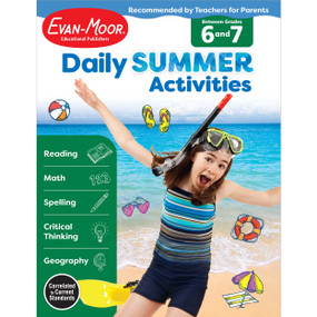Daily Summer Activities Moving From 6Th To 7Th Gr by Evan-Moor Educational Publishers, 9781629384894