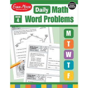 Daily Word Problems, Grade 4 by Evan-Moor, 9781629388588