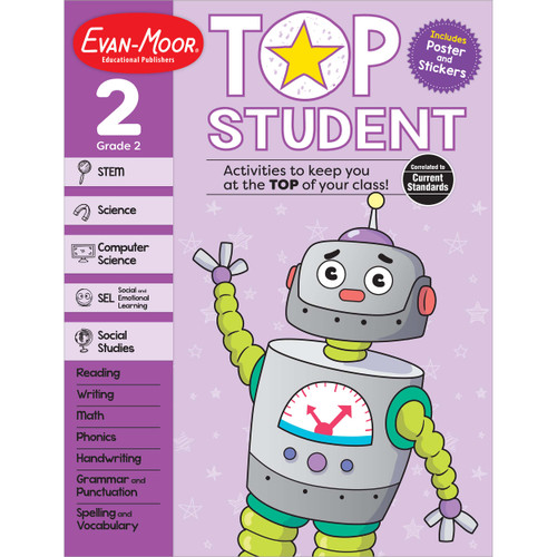 Top Student, Grade 2 by Evan-Moor Educational Publishers, 9781629389769
