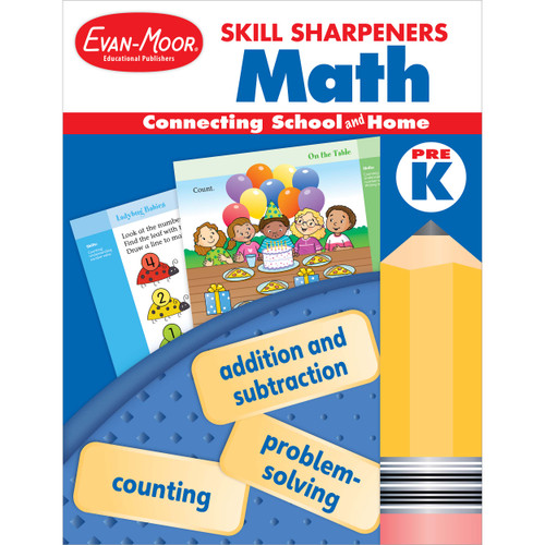 Skill Sharpeners: Math, Grade Prek by Evan-Moor Educational Publishers, 9781629389844