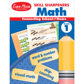 Skill Sharpeners: Math, Grade 1 by Evan-Moor Educational Publishers, 9781629389868