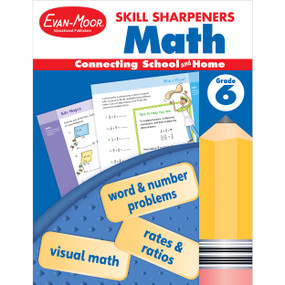 Skill Sharpeners: Math, Grade 6 by Evan-Moor Educational Publishers, 9781629389912