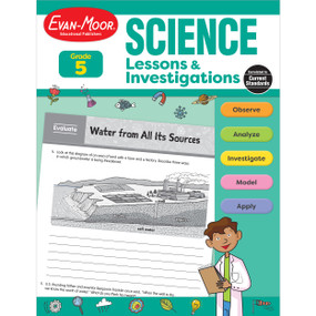 Science Lessons And Investigations, Grade 5 by Evan-Moor Educational Publishers, 9781645140078