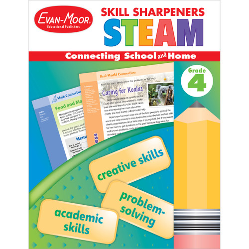 Skill Sharpeners: Steam, Grade 4 by Evan-Moor Educational Publishers, 9781645140832