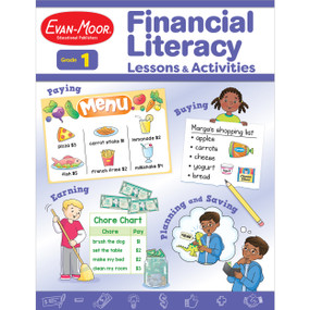 Financial Literacy Lessons And Activities, Grade 1 by Evan-Moor Educational Publishers, 9781645142652