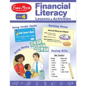 Financial Literacy Lessons And Activities, Grade 4 by Evan-Moor Educational Publishers, 9781645142683