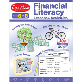 Financial Literacy Lessons And Activities, Grades 6-8 by Evan-Moor Educational Publishers, 9781645142706