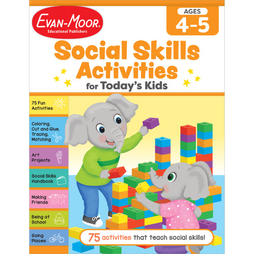 Social Skills Activities For Today'S Kids, Ages 4-5 by Evan-Moor Educational Publishers, 9781645143246