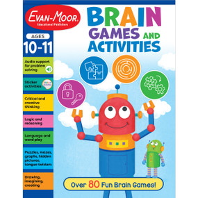 Brain Games And Activities, Ages 10-11 by Evan-Moor Educational Publishers, 9781645143604