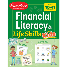 Financial Literacy And Life Skills For Kids, Ages 10-11 by Evan-Moor Educational Publishers, 9781645144236
