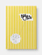 Bella Copia Yellow Midsized Blank Notebook by PdiPigna, 8005235199569