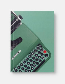 Olivetti Green Midsized Blank Notebook by PdiPigna, 8005235199743