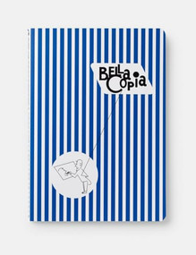 Bella Copia Blue Midsized Sewn Lined Notebook by PdiPigna, 8005235200111