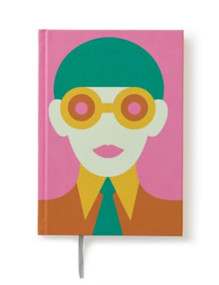 Olimpia Zagnoli Pink Midsized Blank Notebook by Olimpia Zagnoli, 8005235205086