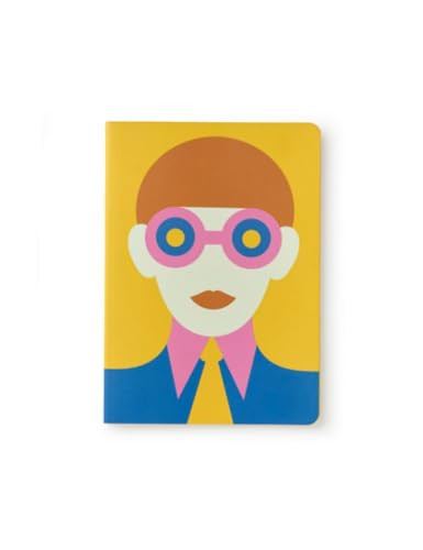Olimpia Zagnoli Yellow Midsized Sewn Lined Notebook by Olimpia Zagnoli, 8005235205406