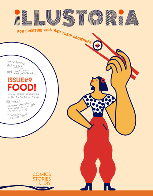 Illustoria: For Creative Kids and Their Grownups (Issue 15: Big & Small: Stories, Comics, DIY) by Elizabeth Haidle, Joanne Chan, 9781944211783